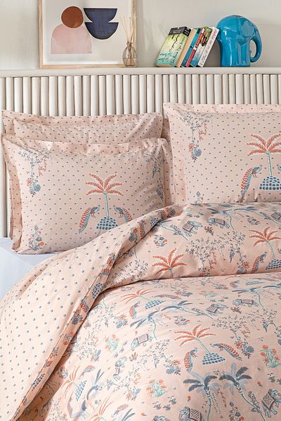 Puffy Tilda Double Duvet Cover Set - Salmon