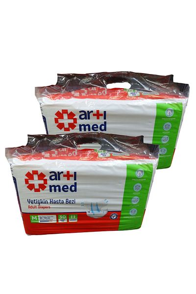 ARTİMED Artimed Adult Diaper Medium 30's Unisex X 2