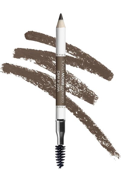WET N WİLD wet n wild Color Icon Brow Pencil Dark Brown, Brunettes Eyebrow Pencil and Brush