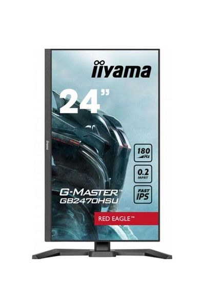 IIYAMA Monitor Fast IPS LED Iiyama 23,8" GB2470HSU-B6, Full HD (1920 x 1080), HDMI, 0,2 ms, 180 Hz (Negru)