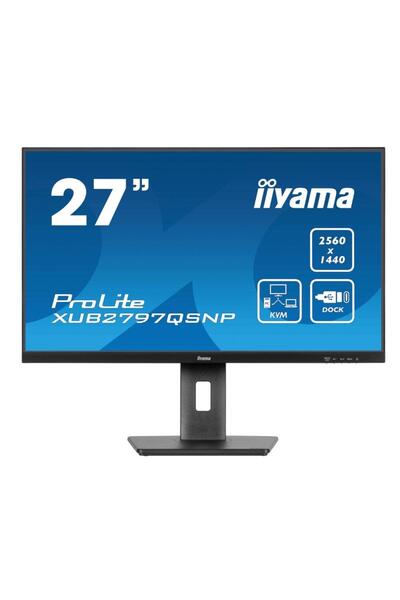 IIYAMA Monitor IPS LED Iiyama 27" XUB2797QSNP-B1, QHD (2560 x 1440), HDMi, Di...