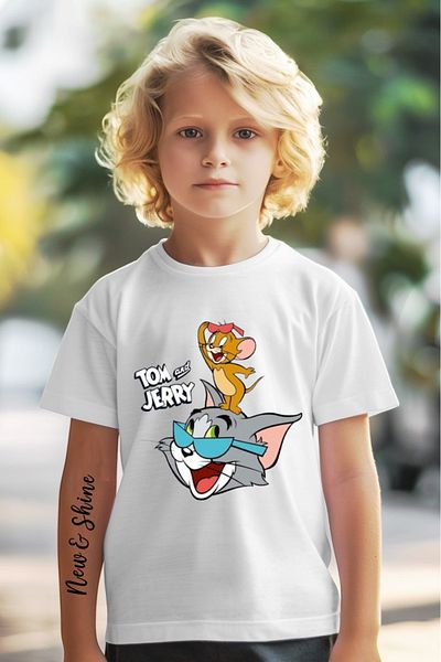 New Shine ΠΑΙΔΙΚΟ ΜΠΛΟΥΖΑ ΜΕ ΕΚΤΥΠΩΣΗ TOM AND JERRY