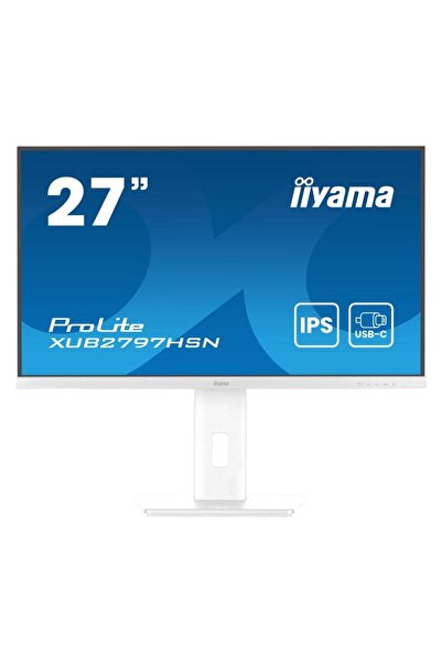 IIYAMA Monitor IPS LED Iiyama 27" XUB2797HSN-W2, Full HD (1920 x 1080), HDMI,...