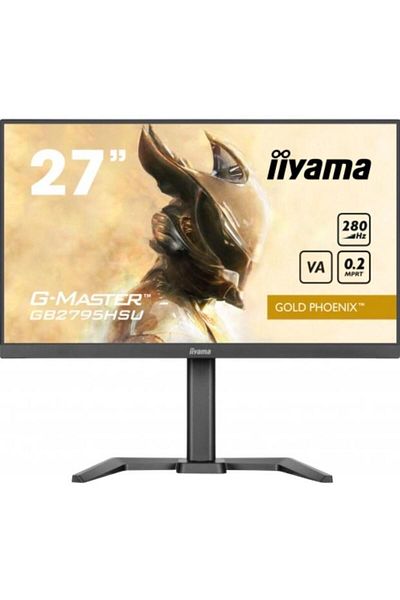 IIYAMA Monitor Gaming VA LED Iiyama Gold Pheonix G-MASTER 27" , Full HD (1920 x 1080), 280 Hz, 0,2 ms (Negru)