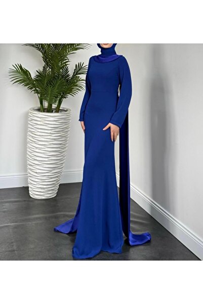 Raya Gym Sırtı İnci Detaylı Tesettür Abiye