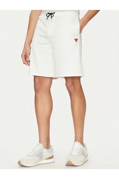 Guess Korbın Short Men's White Shorts Z4Yd03Fl04Q-P05N