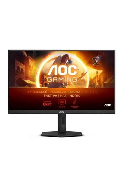 Aoc Monitor Gaming VA LED AOC 27" Q27G4XN, WQHD (2560 x 1440), HDMI, DisplayPort, Boxe, 180 Hz, 0,5 ms