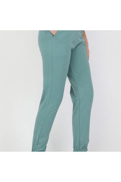 e-çocuk Pantaloni de sport unisex pentru copii, uni, cu picior elastic în talie 0012-0011