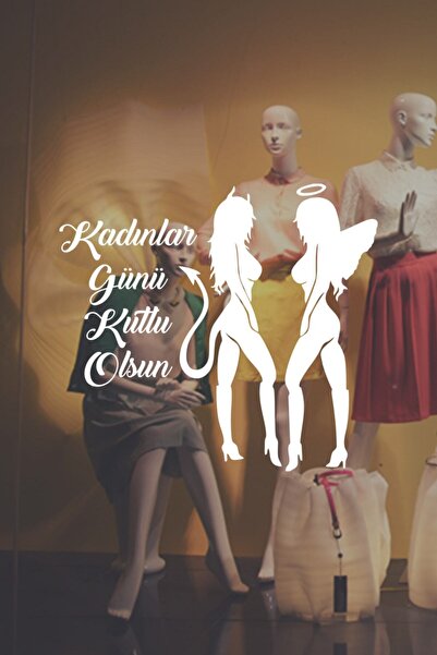 New Jargon Autocolant pentru vitrină din sticlă cu mesajul „Bad Girls and Hap...