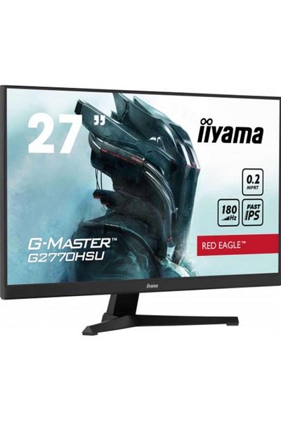 IIYAMA Monitor Gaming Fast IPS LED Iiyama 27" G2770HSU-B6, Full HD (1920 x 1080), 180 Hz, 0,2 ms (Negru)
