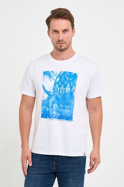 Lee Cooper Tricou barbat maneca scurta cu detalii grafice