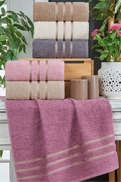 Eponj Home 6 Panel Hand Towel Set 50X85 Sizes Different Color Options