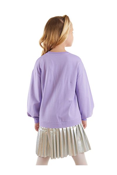 MSHB&G Plissiertes Mädchenkleid mit Einhornmuster - Ballerina