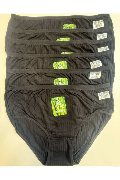 YILDIZ CHILOTE BAMBOO DERBY Lycra BATO PACHET DE 6 BLACK STAR KOD4195S
