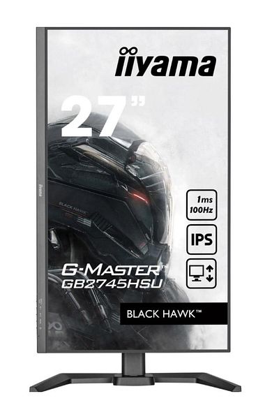 IIYAMA Monitor Gaming IPS LED Iiyama 27" GB2745HSU-B2, Full HD (1920 x 1080), HDMI, Boxe, Pivot, 100 Hz, 1 ms