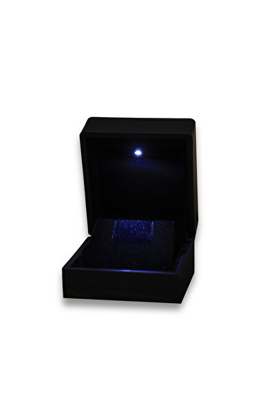 Lucente Jewellery Led Işıklı Hediye Kutusu Yüzük Kolye Bileklik Alyans Tektaş Pırlanta Küpe Evlenme Teklifi İçin Kutu