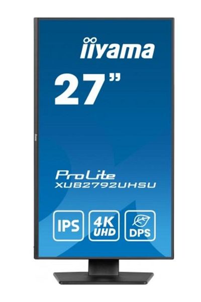 IIYAMA Monitor IPS LED Iiyama 27" XUB2792UHSU-B6, UHD (3840 x 2160), HDMI, DisplayPort, Boxe, Pivot, 4 ms