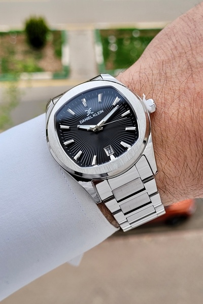 Daniel Klein Kadranı Siyah Kordonu Gümüş Renk 41 Mm Erkek Kol Saati