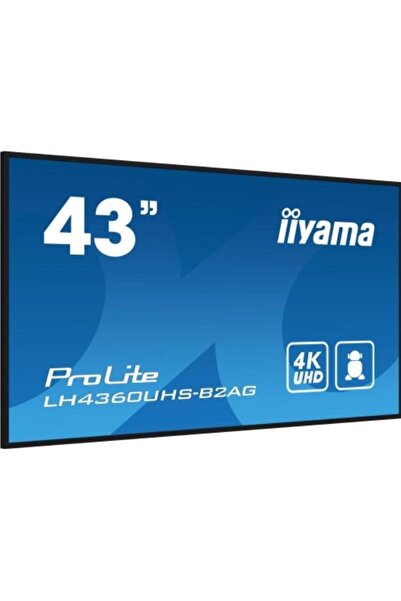 IIYAMA Ecran profesional VA LED Iiyama 42.5" LH4360UHS-B2AG, UHD (3840 x 2160), HDMI, Boxe (Negru)