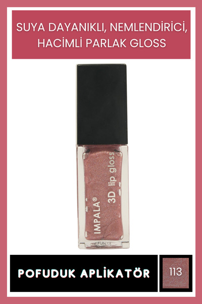 IMPALA 3D Lip Gloss Lip Gloss No:113
