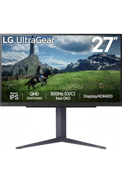 LG Monitor Gaming IPS LED LG 27" 27GS85QX-B, QHD (2560 x 1440), HDMI, Display...