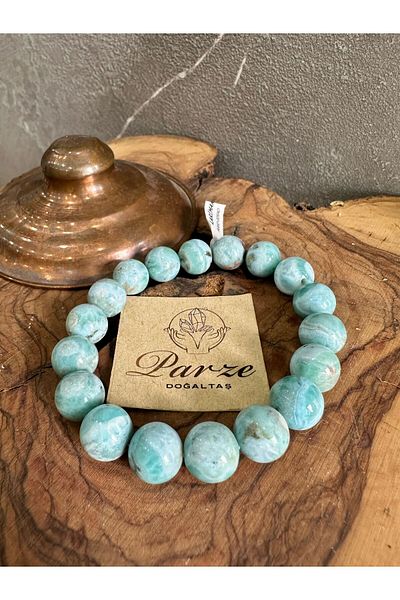 parze doğaltaş Larimar Natural Stone Bracelet 10 mm