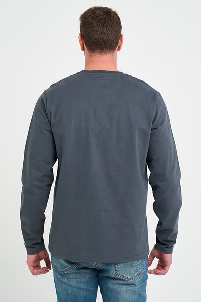 Lee Cooper Tricou barbat cu maneca lunga cu logo aplicat