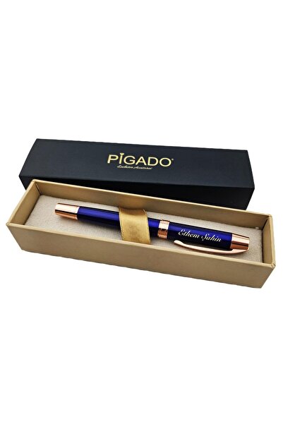 Custom Design Boxed Rose Detailed Name-Specific Roles Signature Pen