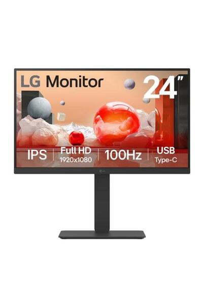 LG Monitor IPS LED LG 23.8" 24BA650-B, Full HD (1920 x 1080), HDMI, DisplayPo...
