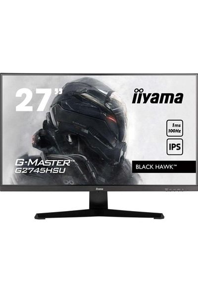 IIYAMA Monitor Gaming IPS LED iiyama G-Master 27" , Full HD (1920 x 1080), HDMI, Boxe, 100 Hz, 1 ms (Negru)