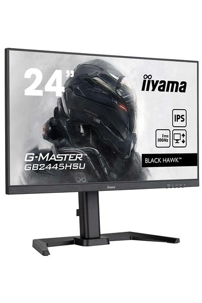 IIYAMA Monitor Gaming IPS LED Iiyama 23.8" GB2445HSU-B2, Full HD (1920 x 1080), HDMI, 100 Hz, 1 ms (Negru)