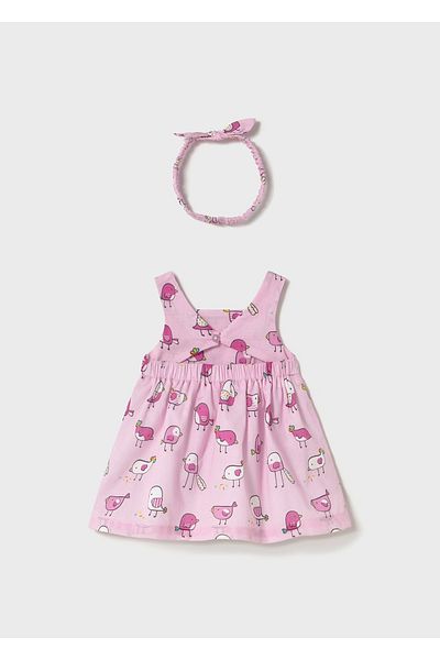 MAYORAL Baby Girl Bird Printed Bandana Dress