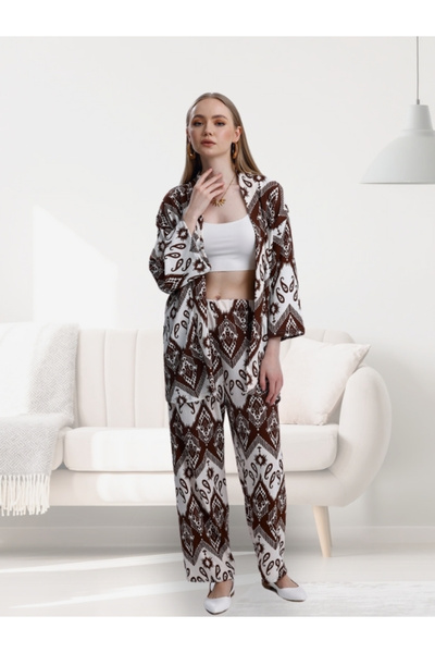 MOONBULL Γυναικείο Σετ Κιμονό με σχέδια