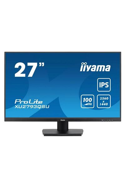 IIYAMA Monitor IPS LED Iiyama 27" XU2793QSU-B7, WQHD (2560 x 1440), HDMI, DisplayPort, Boxe, 100 Hz, 1 ms