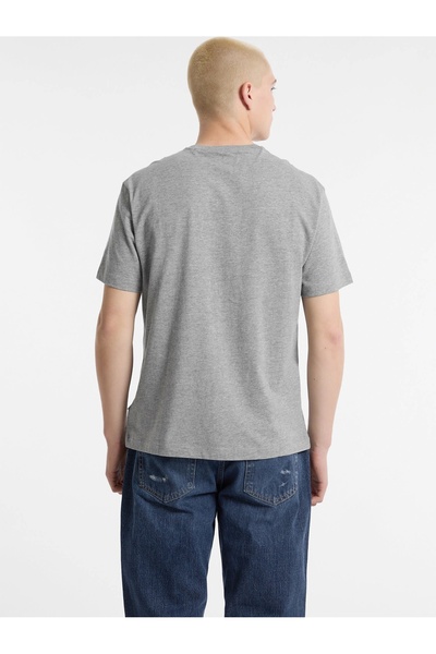 Guess Gj Ss Cn Reg Collegiate Tee Men's Gray T-Shirt M5Ri75K8Fq4-H90Z