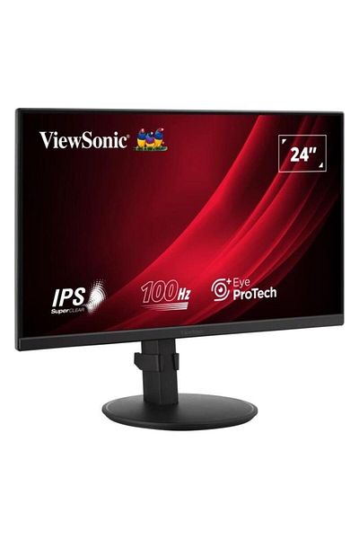 ViewSonic Monitor IPS LED ViewSonic 23.8" VA2408-HDJ, Full HD (1920 x 1080), VGA, HDMI, 100 Hz, 5 ms (Negru)