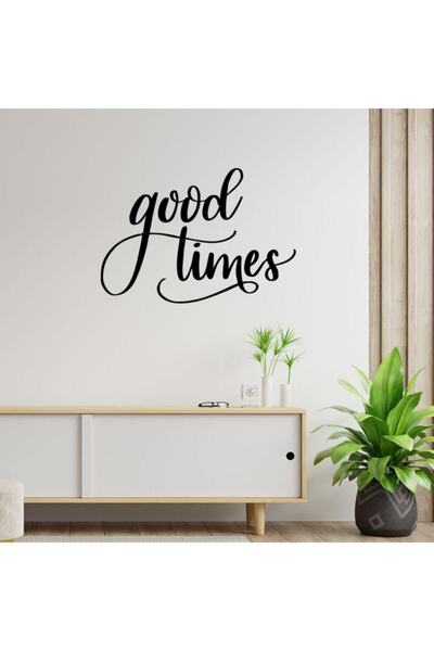 New Jargon Autocolant cu scriere de perete Good Times scrisă de mână 60x41 cm...
