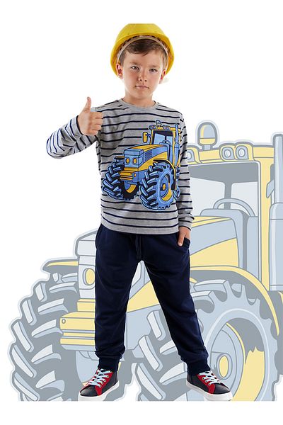 MSHB&G Fiú traktoros póló és póló szett