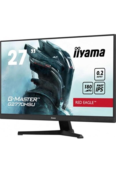 IIYAMA Monitor Gaming Fast IPS LED Iiyama 27" G2770HSU-B6, Full HD (1920 x 1080), 180 Hz, 0.2 ms (Negru)