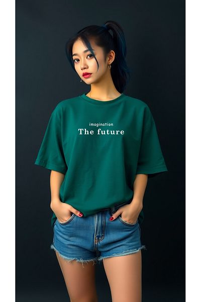 uyguntarz Το μπλουζάκι Future Printed Oversize
