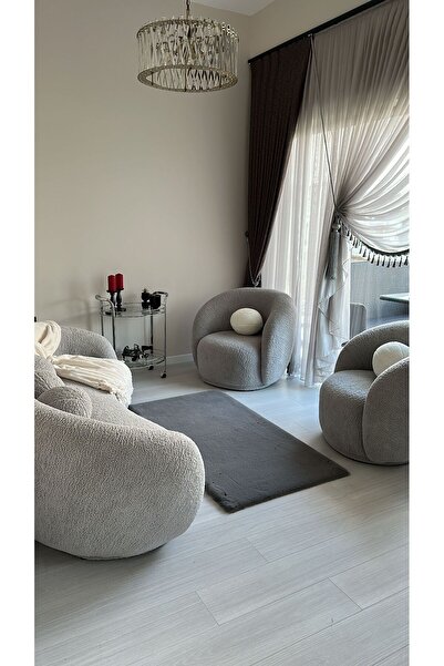 Bilgin Design Fasulye Teddy Koltuk Takımı 3+1+1