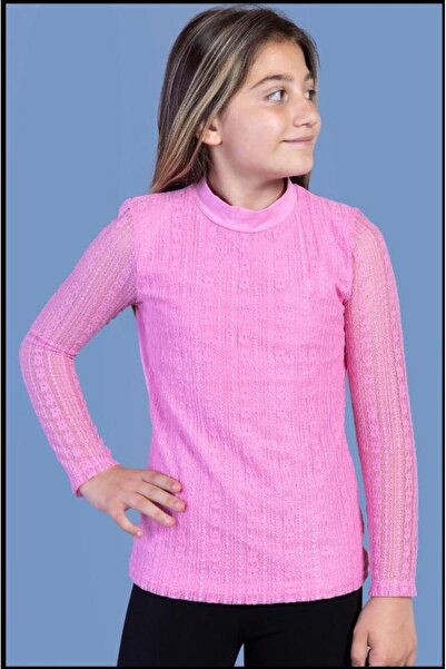 Toontoy Girl's Lace Front School T-Shirt 16676