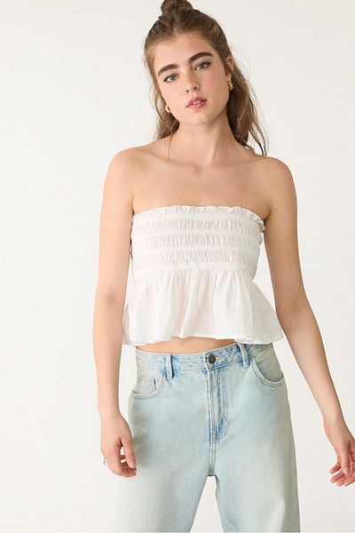 Stradivarius Flowing bandeau top