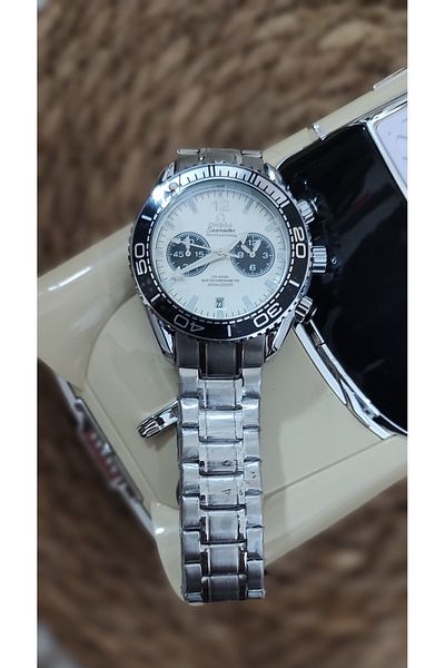 Omega ساعة يد رجالية احترافية كاملة الوظائف من Speedmaster
