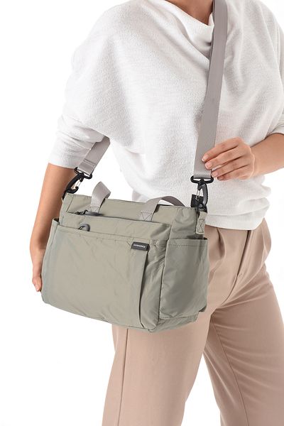 Sanmorris Sn-6007 Women's Parachute Fabric Hand Shoulder Bag Water Resistant