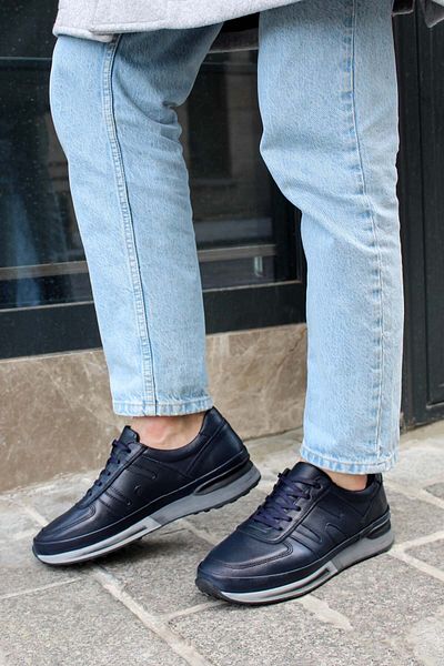 FAST STEP Pantofi sport pentru bărbați din piele naturală 600ma326