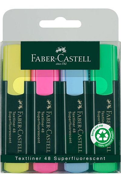 Faber Castell Textmarker Set 4 1548 Faber-Castell