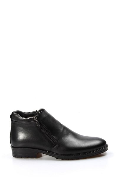 FAST STEP Genuine Leather & Fur Men's Classic Boots 671Kma304