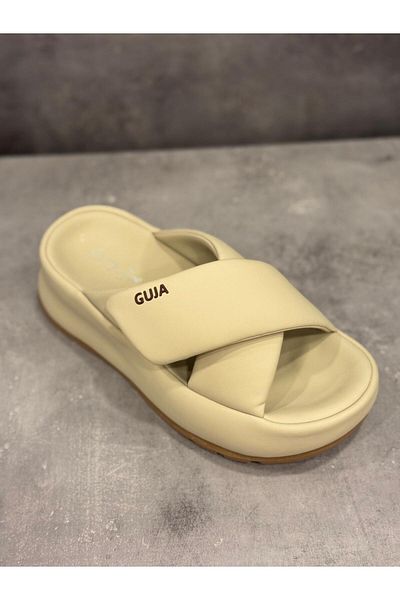 Guja Μοντέρνες κομψές παντόφλες - Κατάλληλες για καθημερινή χρήση με εθνικό μήκος και άνεση