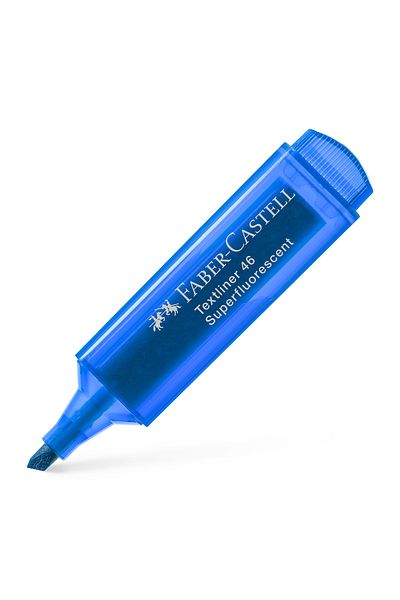Faber Castell Textmarker Blue Superfluorescent 1546 Faber-Castell